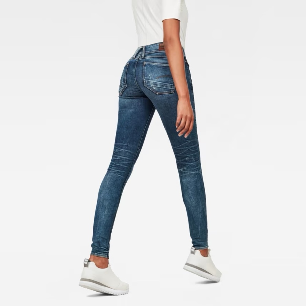 G-Star RAW Women’s Lynn Mid-Rise Skinny Jean